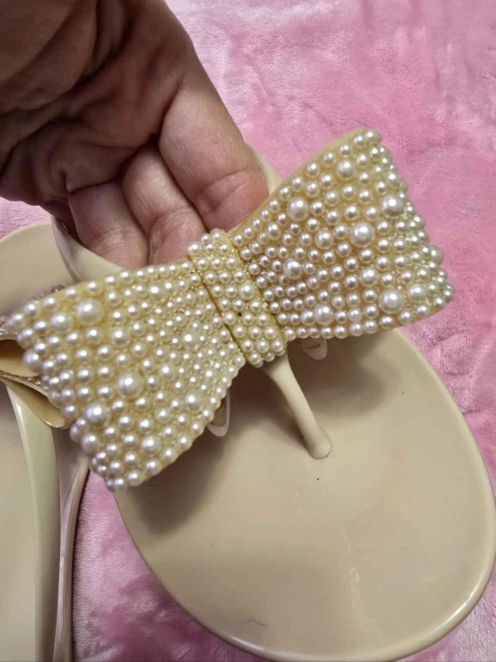 INC International Concepts Jelly Bow Sandals - Picture 8 of 8